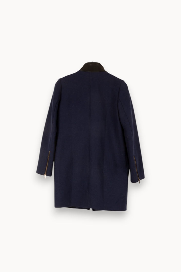 Manteau bleu foncé - Taille S/36 de la marque Maison 123 | PARAD45347 - Vendu par Paradigme - Image 3