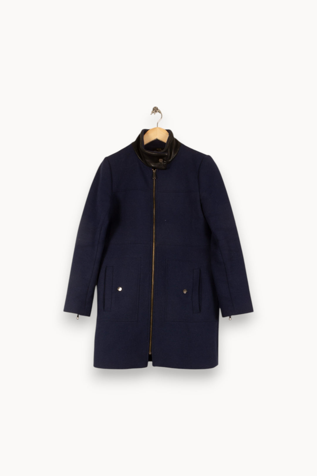 Manteau bleu foncé - Taille S/36 de la marque Maison 123 | PARAD45347 - Vendu par Paradigme - Image 1