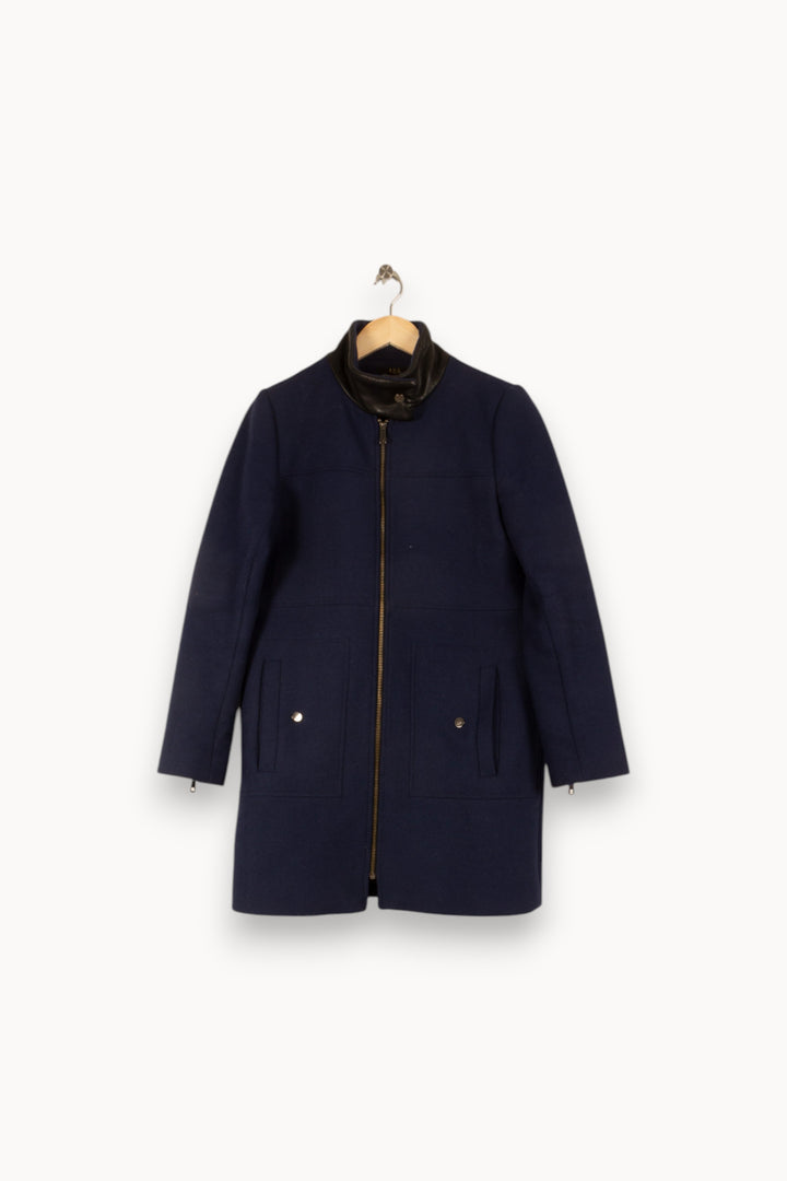 Manteau bleu foncé - Taille S/36 de la marque Maison 123 | PARAD45347 - Vendu par Paradigme - Image 1
