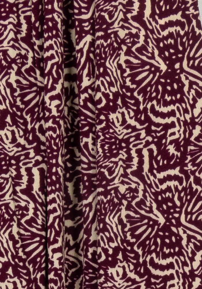 Jupe violette à motifs - Taille S/36 de la marque ba&sh | PARAD45358 - Vendu par Paradigme - Image 3