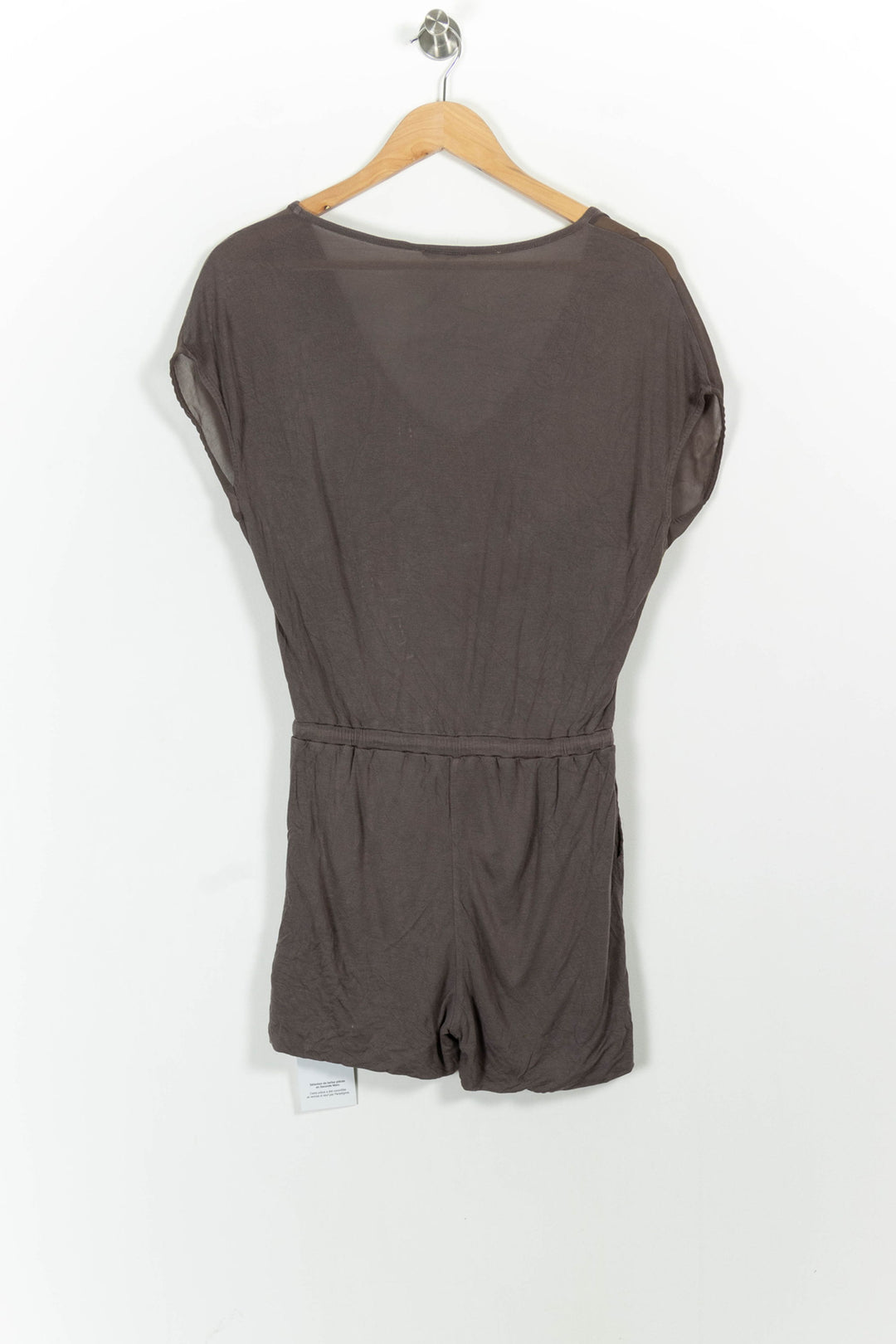 Combishort marron/gris - Taille S/36 de la marque American Vintage | PARAD45360 - Vendu par Paradigme - Image 4
