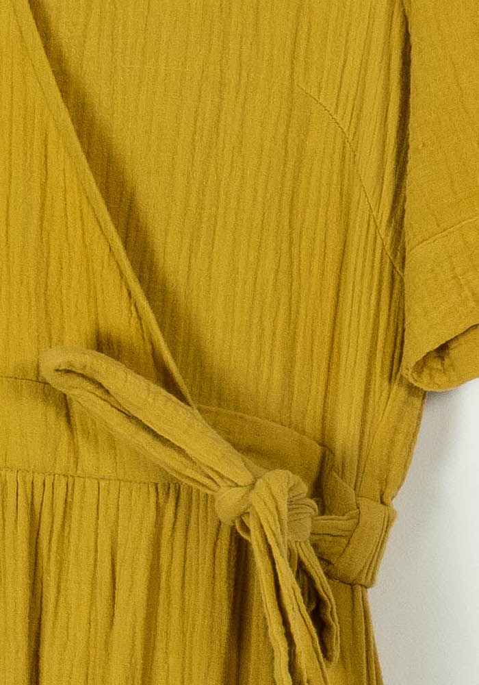 Robe longue jaune - Taille S/36 de la marque FRNCH | PARAD45378 - Vendu par Paradigme - Image 3