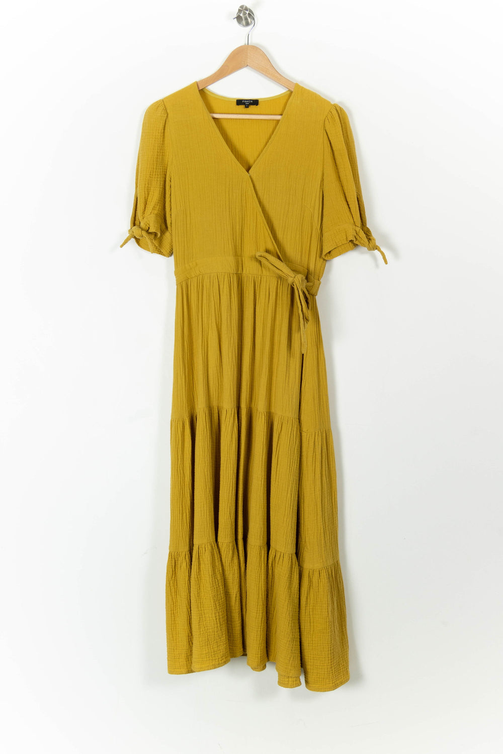 Robe longue jaune - Taille S/36 de la marque FRNCH | PARAD45378 - Vendu par Paradigme - Image 2
