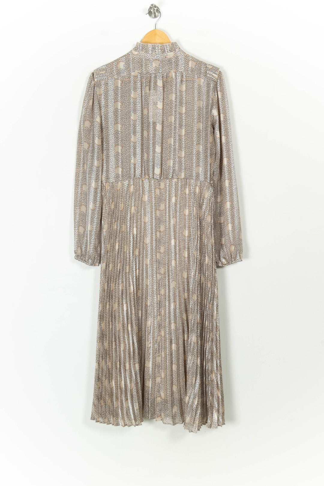Robe longue beige à motifs - Taille L/40 de la marque ba&sh | PARAD45387 - Vendu par Paradigme - Image 4