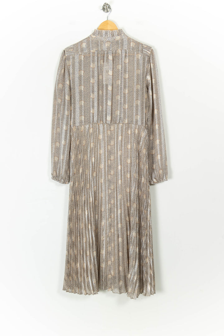 Robe longue beige à motifs - Taille L/40 de la marque ba&sh | PARAD45387 - Vendu par Paradigme - Image 4