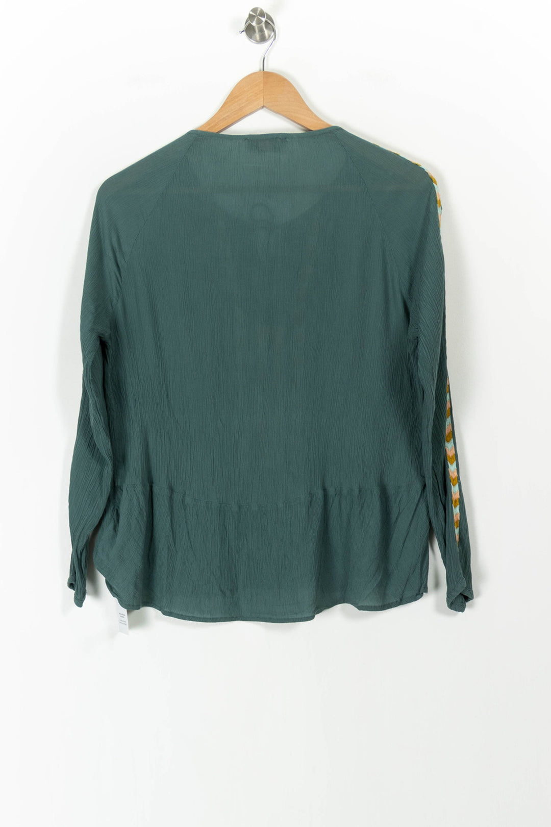 Blouse verte avec détails - Taille M/38 de la marque Louise Misha | PARAD45397 - Vendu par Paradigme - Image 4