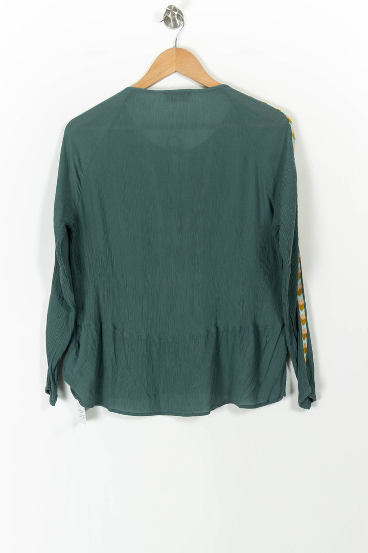 Blouse verte avec détails - Taille M/38 de la marque Louise Misha | PARAD45397 - Vendu par Paradigme - Image 4