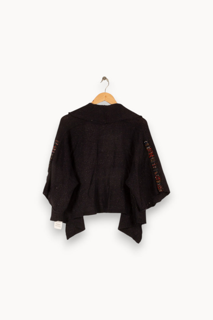 Gilet bleu foncé - Taille M/38 de la marque La Fée Maraboutée | PARAD45398 - Vendu par Paradigme - Image 3