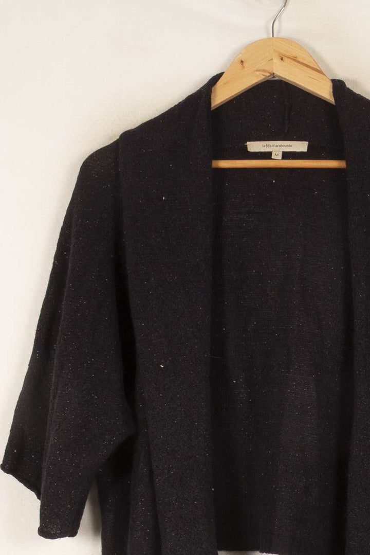 Gilet bleu foncé - Taille M/38 de la marque La Fée Maraboutée | PARAD45398 - Vendu par Paradigme - Image 2