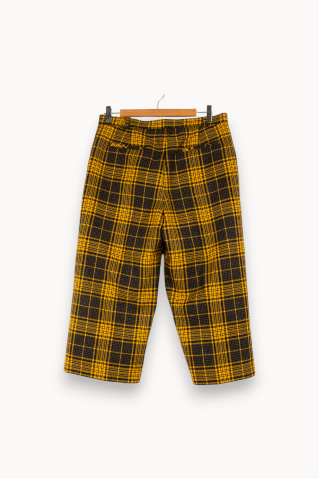 Pantalon jaune à carreaux - Taille S/36 de la marque Modetrotter | PARAD45432 - Vendu par Paradigme - Image 3