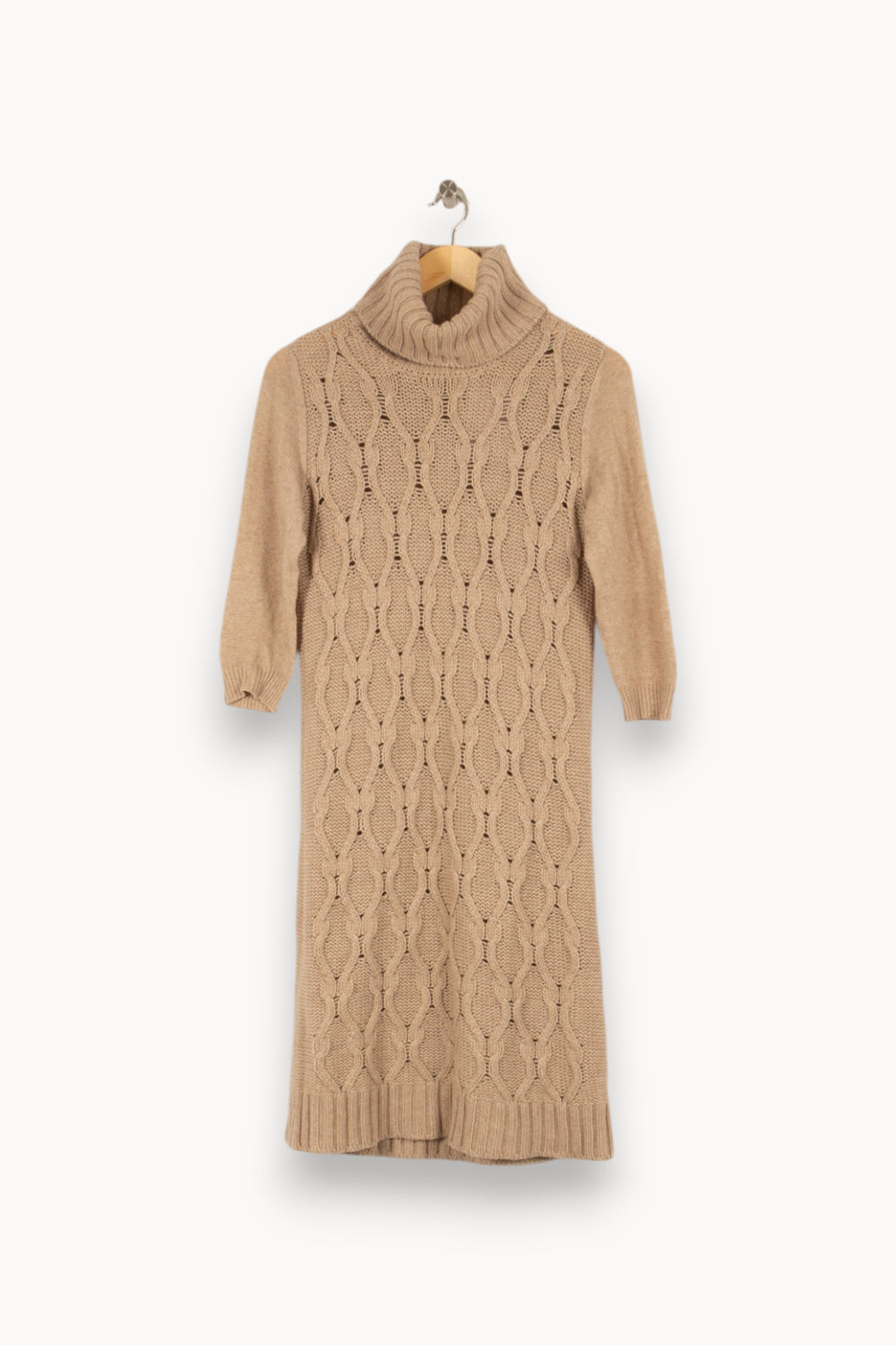 Robe en maille beige - Taille S/36 de la marque Weekend Max Mara | PARAD45448 - Vendu par Paradigme - Image 1