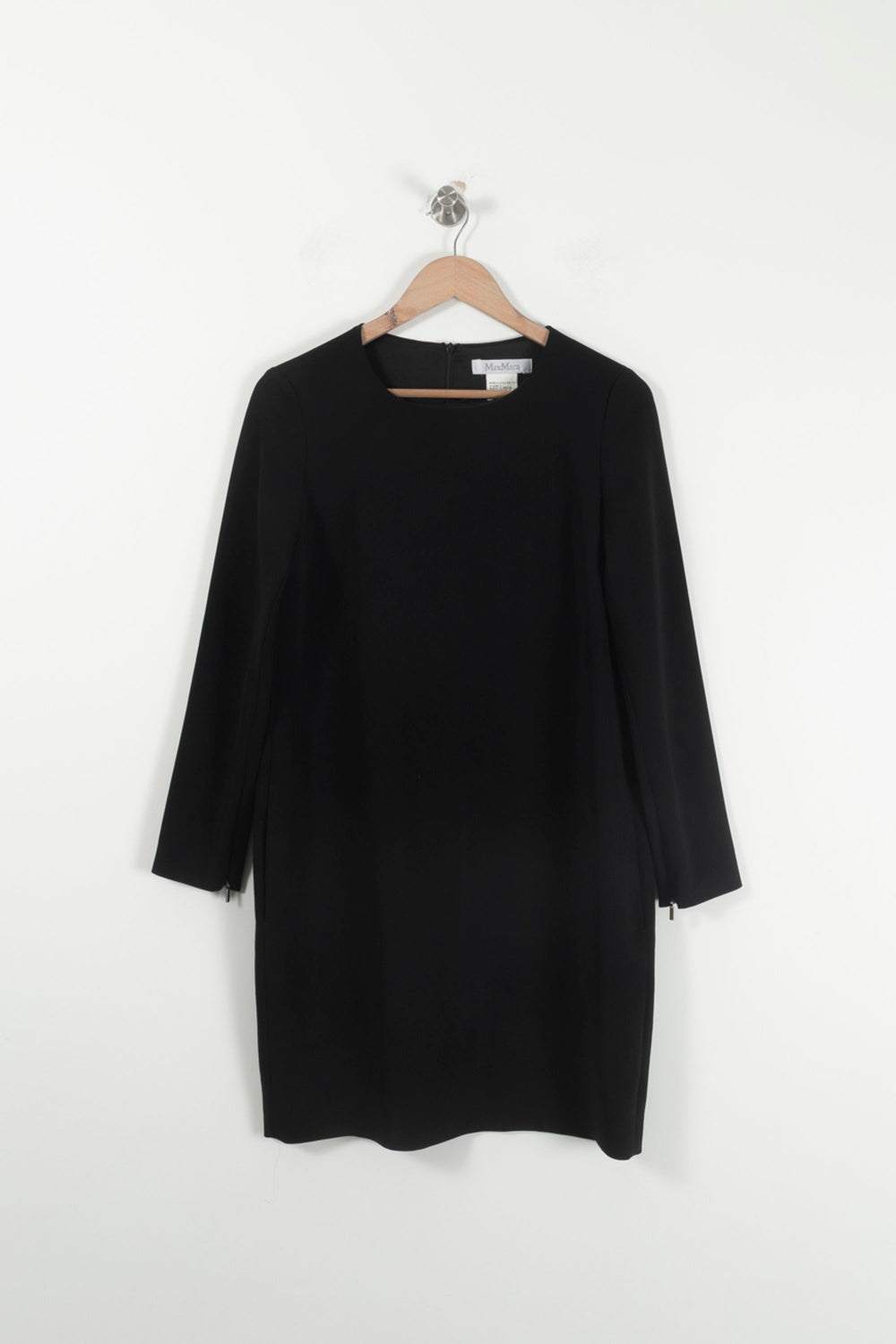 Robe noire - Taille M/38 de la marque Max Mara | PARAD45455 - Vendu par Paradigme - Image 2