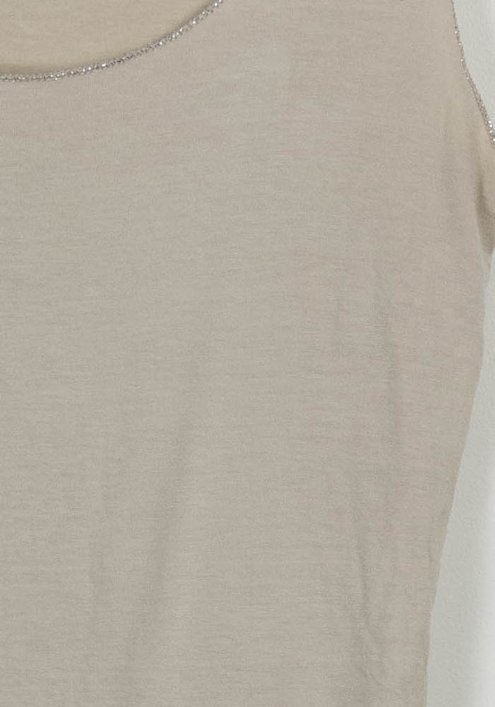 Débardeur beige - Taille Unique de la marque American Vintage | PARAD45457 - Vendu par Paradigme - Image 3
