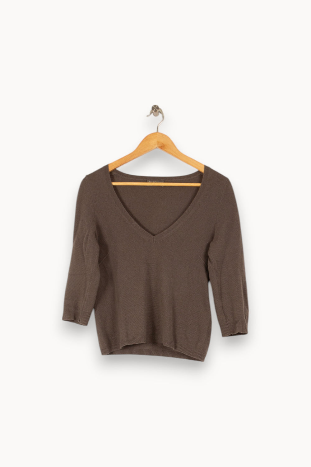Pull gris/marron - Taille S/36 de la marque Zadig&Voltaire | PARAD45458 - Vendu par Paradigme - Image 1