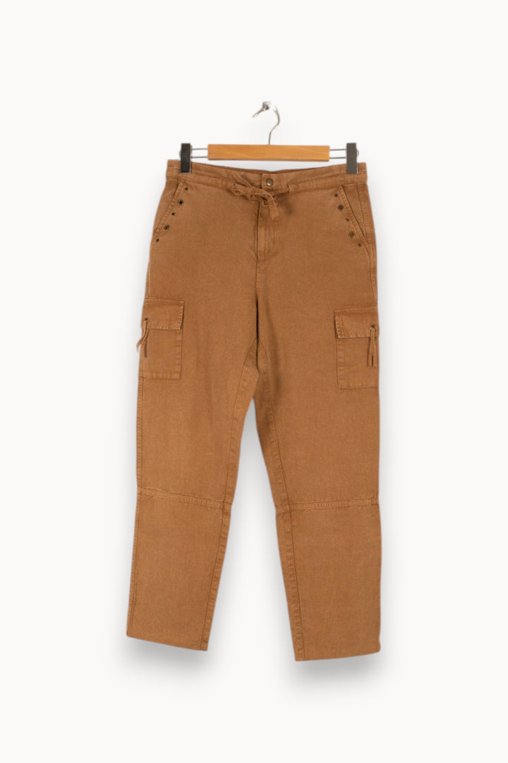 Pantalon marron - Taille M/38 de la marque One Step | PARAD45462 - Vendu par Paradigme - Image 1