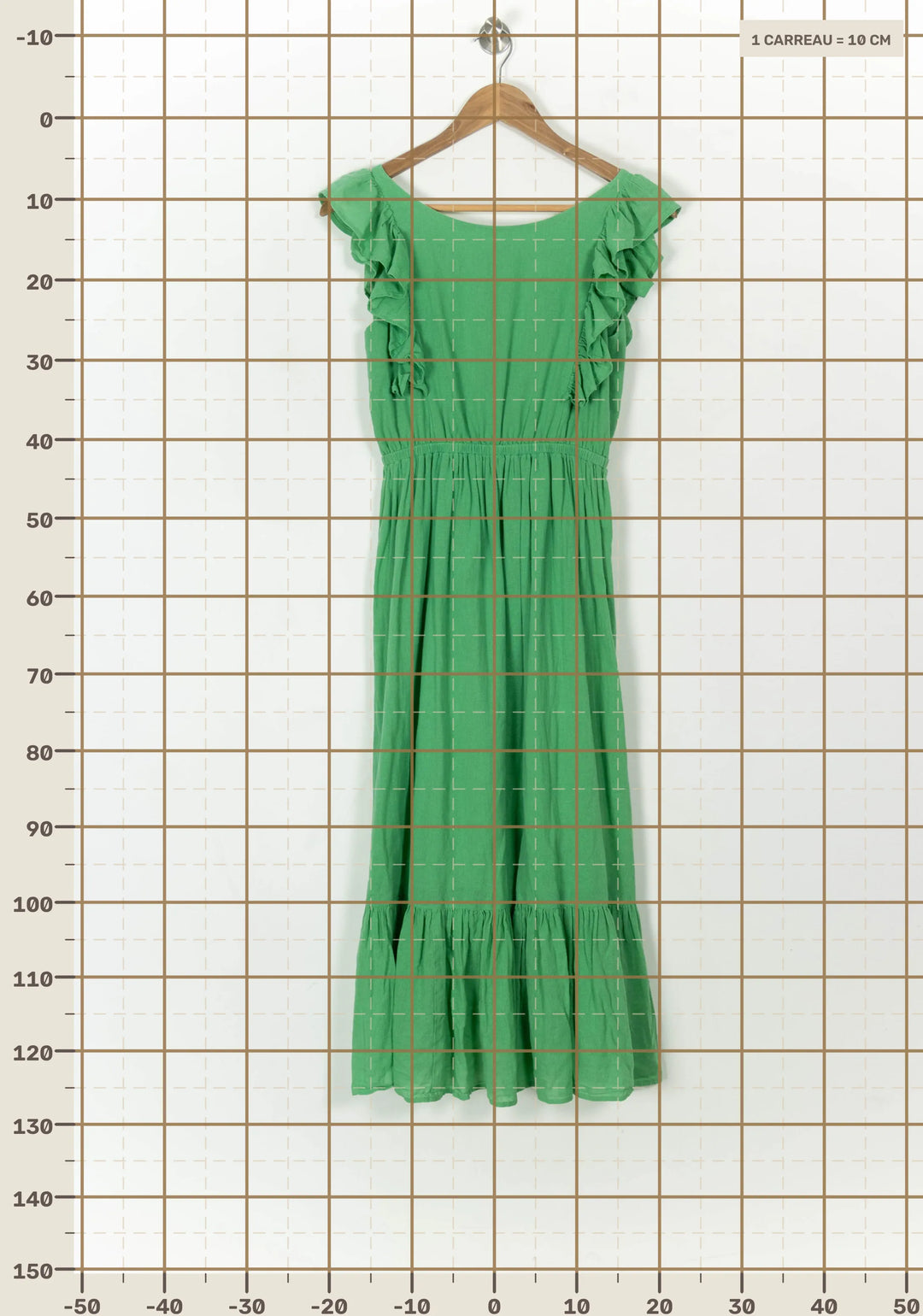 Robe verte - Taille XS/34 de la marque ba&amp;sh | PARAD45503 - Vendu par Paradigme - Image 4