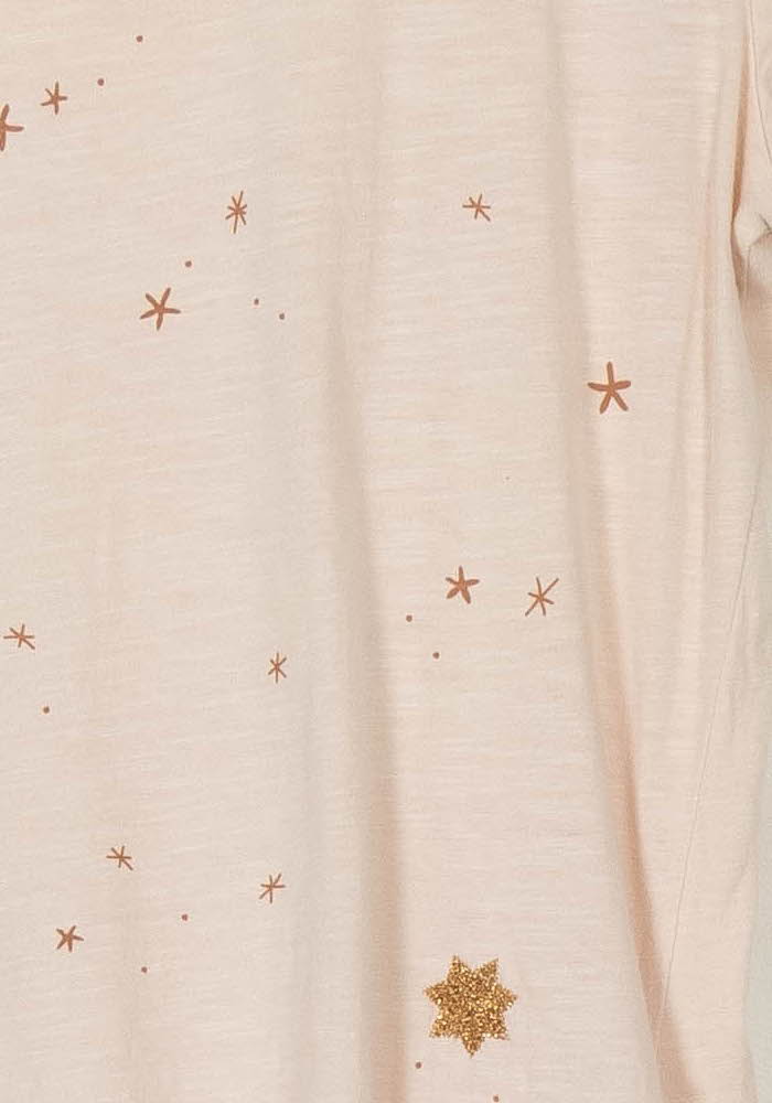 T-shirt rose à motifs - Taille S/36 de la marque Des petits hauts | PARAD45510 - Vendu par Paradigme - Image 3