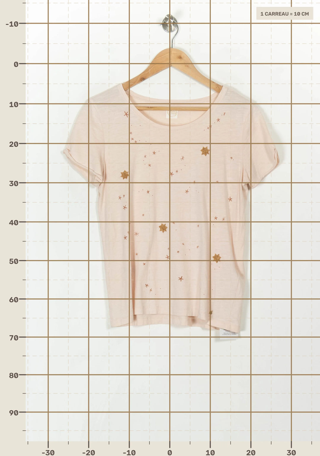 T-shirt rose à motifs - Taille S/36 de la marque Des petits hauts | PARAD45510 - Vendu par Paradigme - Image 4
