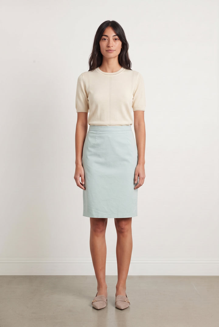 Jupe bleue claire - Taille S/36 de la marque Gerard Darel | PARAD45529 - Vendu par Paradigme - Image 1