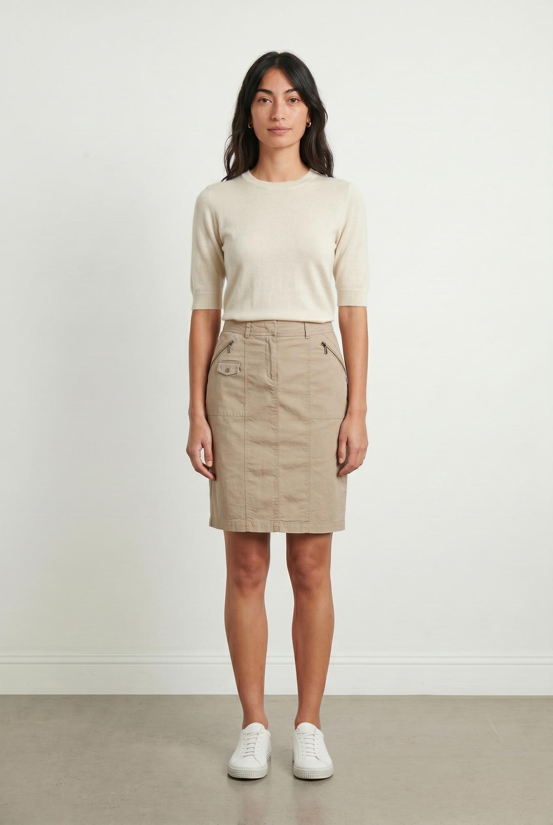 Jupe beige - Taille S/36 de la marque Gerard Darel | PARAD45531 - Vendu par Paradigme - Image 1