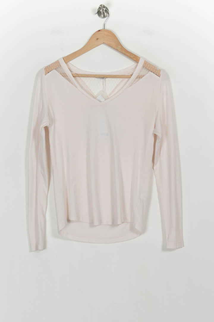 Blouse rose clair - Taille S/36 de la marque IKKS | PARAD45540 - Vendu par Paradigme - Image 2