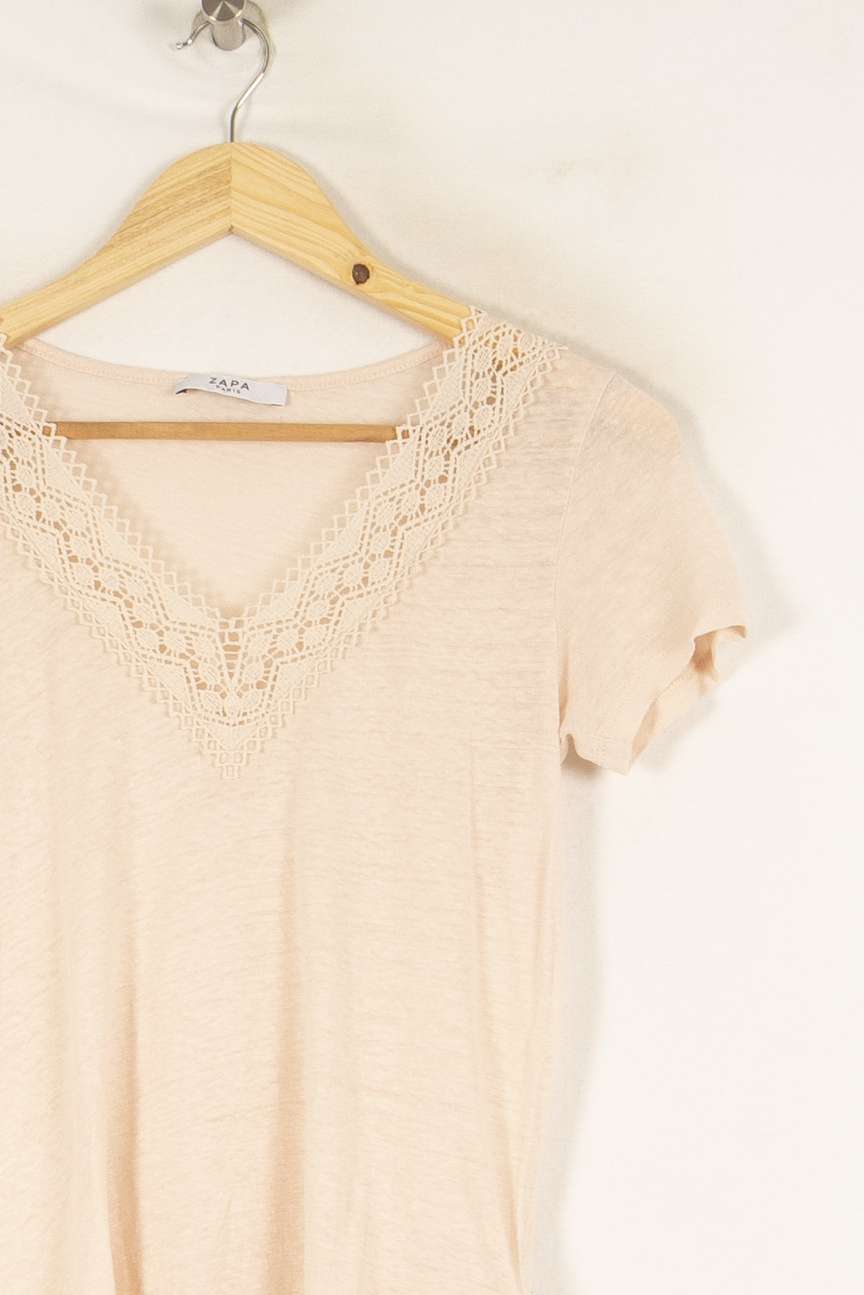 T-shirt rose - Taille XS/34 de la marque ZAPA | PARAD45543 - Vendu par Paradigme - Image 2