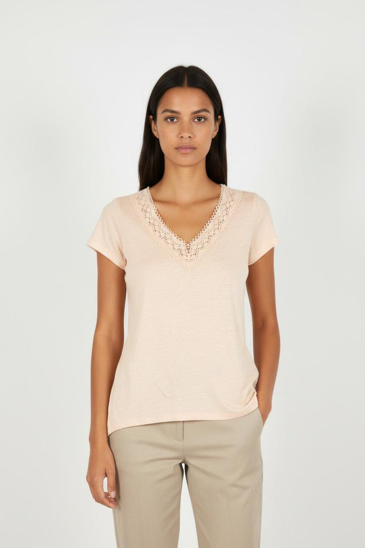 T-shirt rose - Taille XS/34