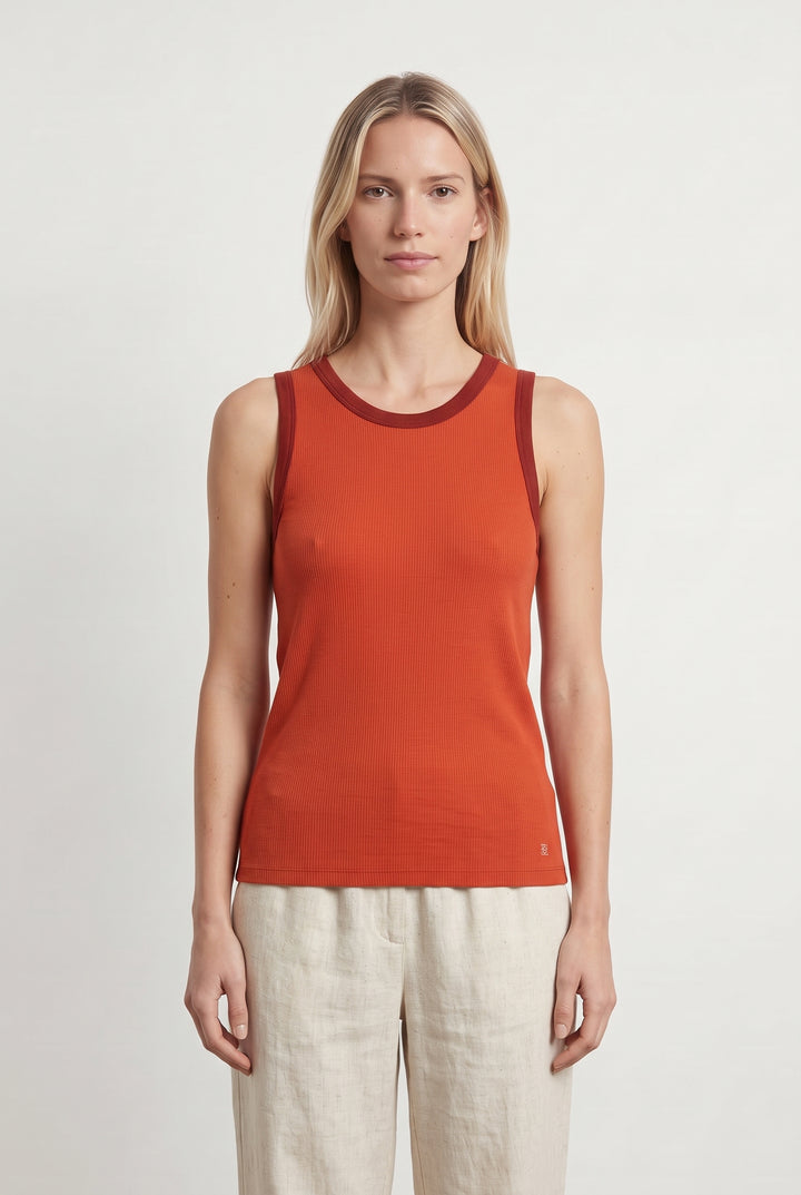 Débardeur rouge - Taille XS/34 de la marque Bellerose | PARAD45548 - Vendu par Paradigme - Image 1