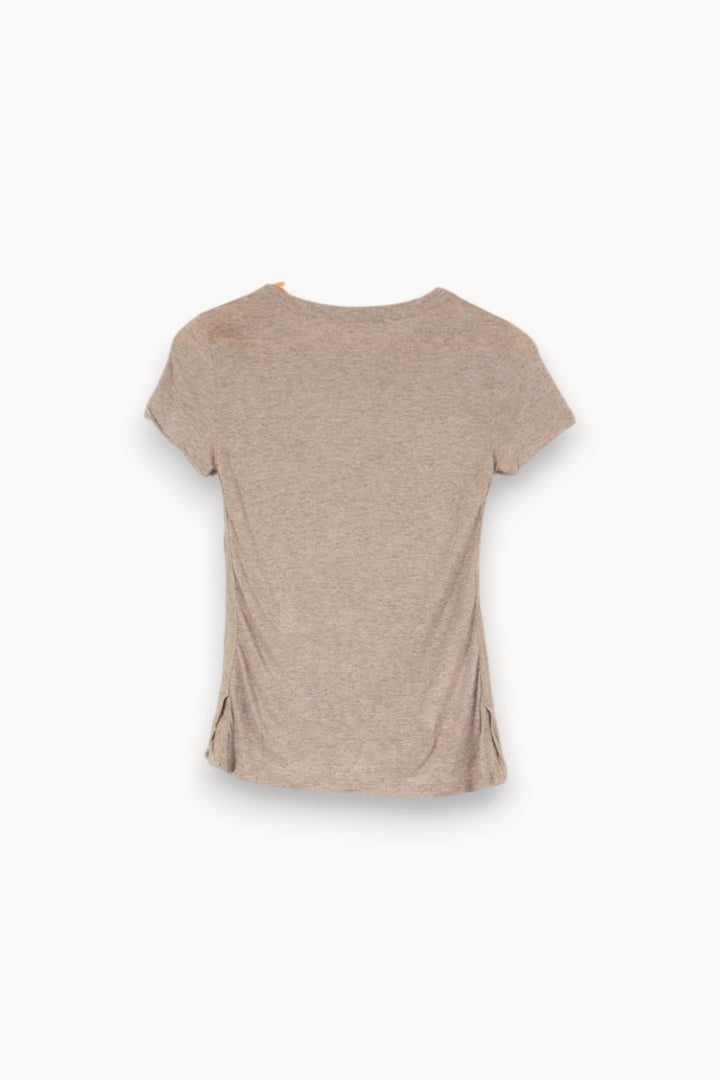 T-shirt gris - Taille XS/34 de la marque Comptoir des Cotonniers | PARAD45549 - Vendu par Paradigme - Image 3