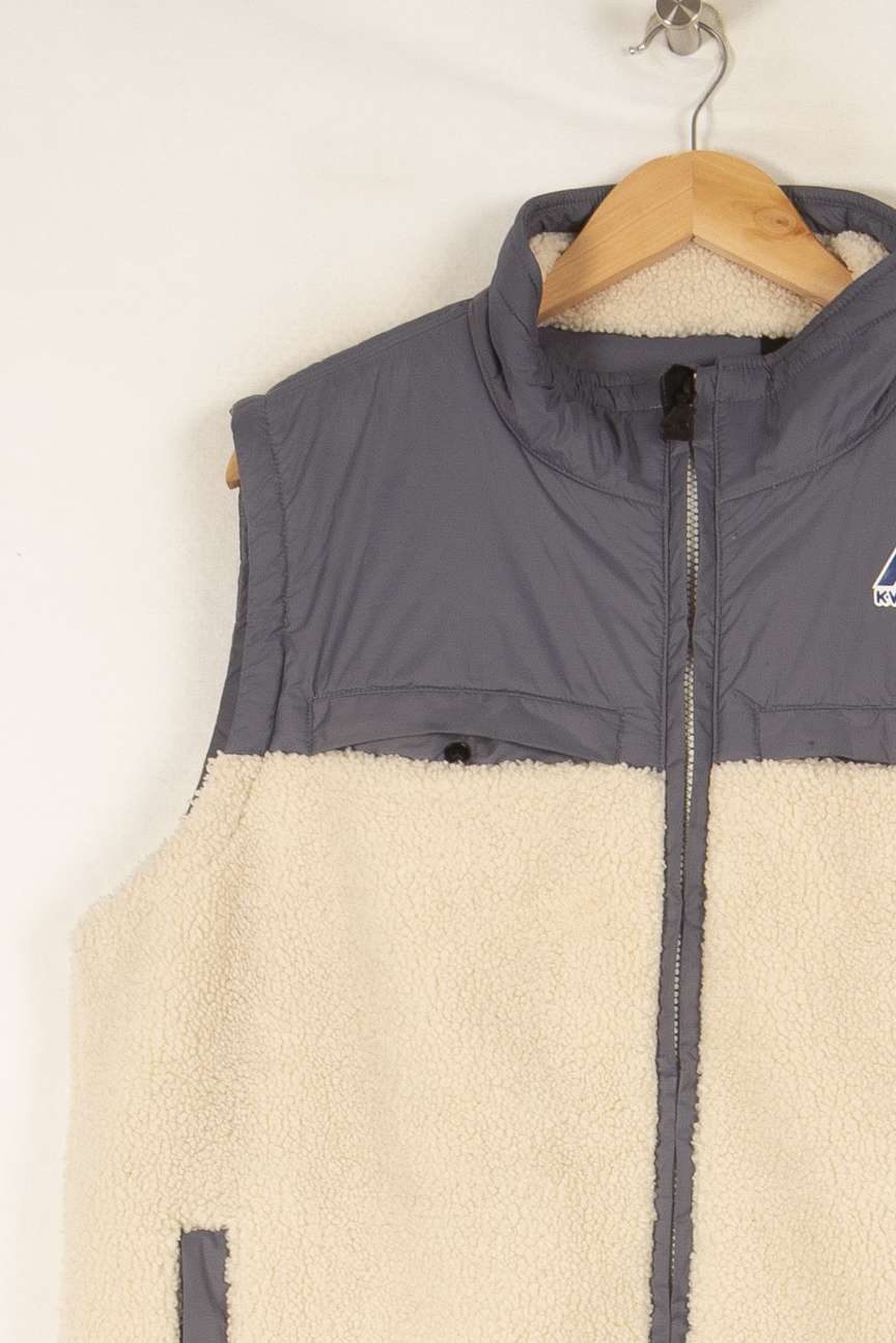Veste bleue et beige - Taille XL/42 de la marque K-WAY | PARAD45552 - Vendu par Paradigme - Image 2