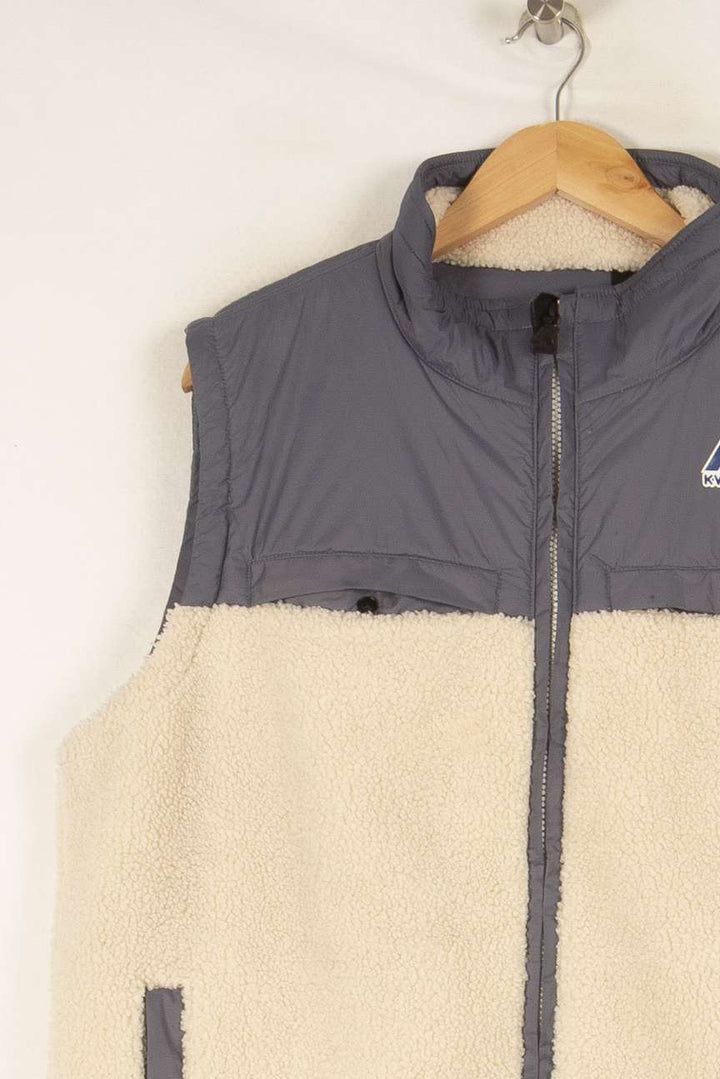 Veste bleue et beige - Taille XL/42 de la marque K-WAY | PARAD45552 - Vendu par Paradigme - Image 2