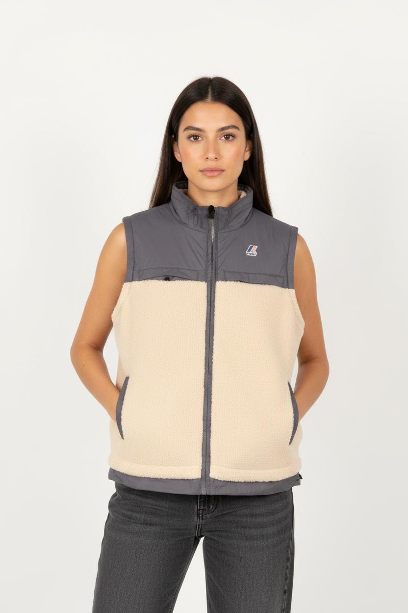 Veste bleue et beige - Taille XL/42