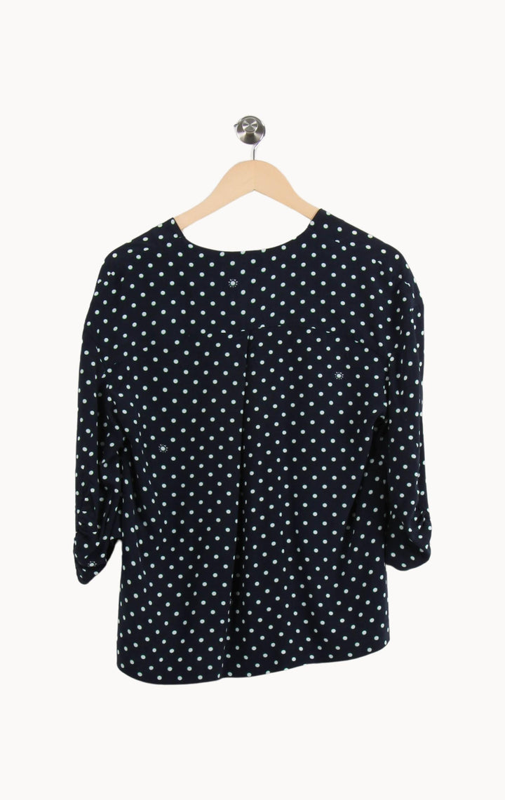 Blouse bleue à motifs - Taille M/38 de la marque Bimba y Lola | PARAD45566 - Vendu par Paradigme - Image 4