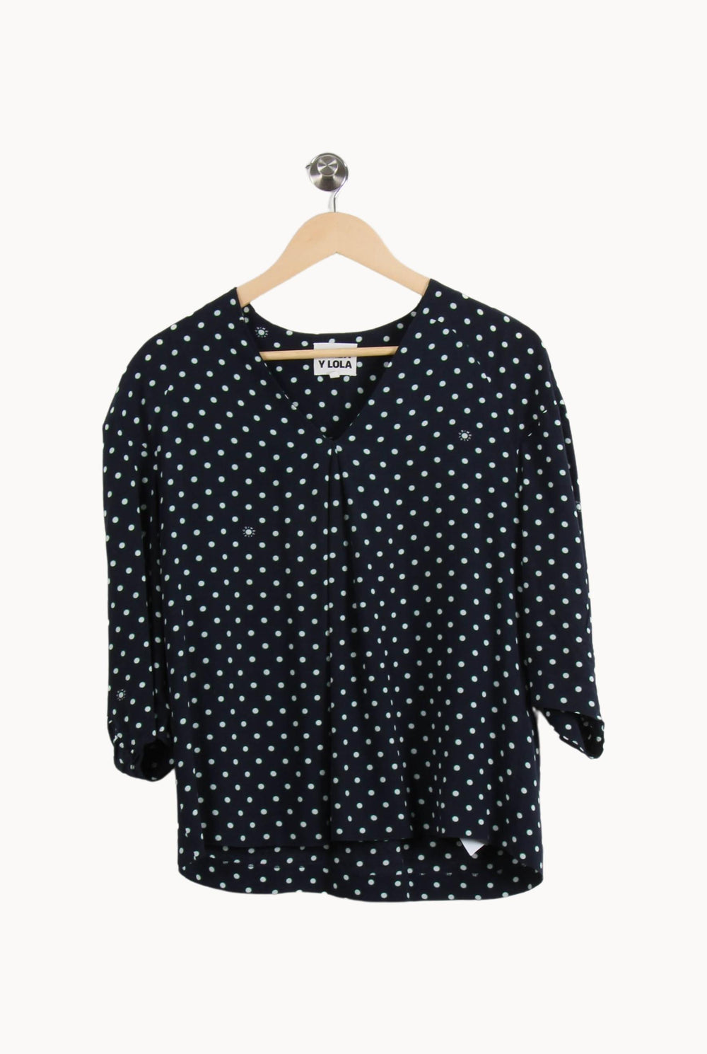 Blouse bleue à motifs - Taille M/38 de la marque Bimba y Lola | PARAD45566 - Vendu par Paradigme - Image 2