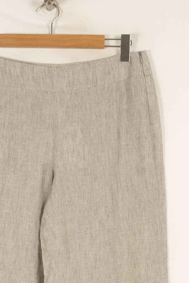 Pantalon gris - Taille XXL/44 de la marque Max Mara | PARAD45569 - Vendu par Paradigme - Image 2