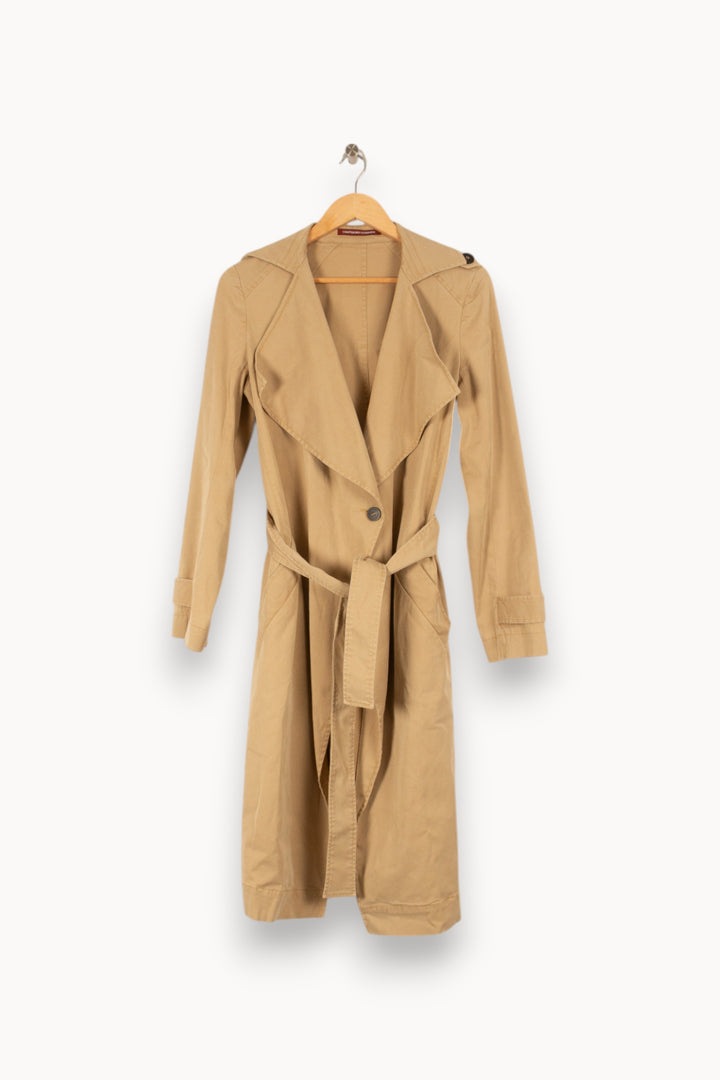 Manteau long beige - Taille M/38 de la marque Comptoir des Cotonniers | PARAD45574 - Vendu par Paradigme - Image 1