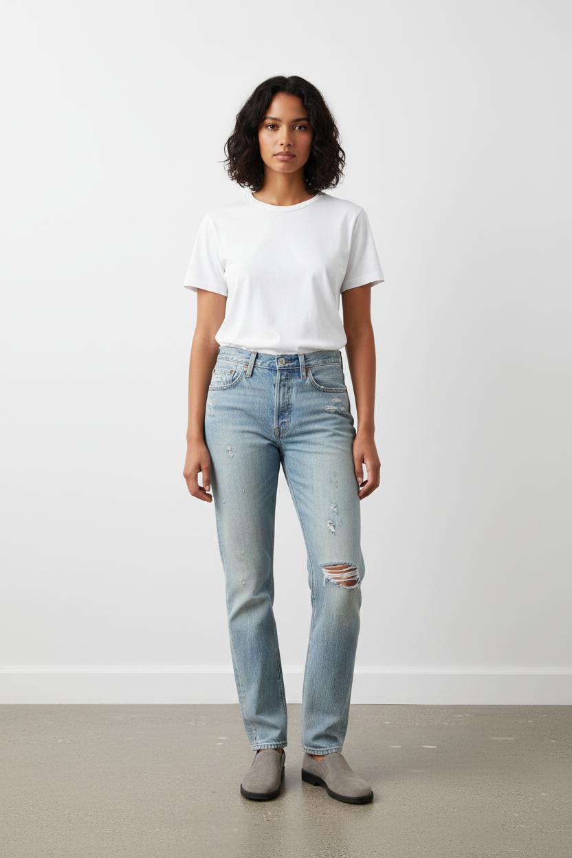 Jean bleu troué - Taille M/38
