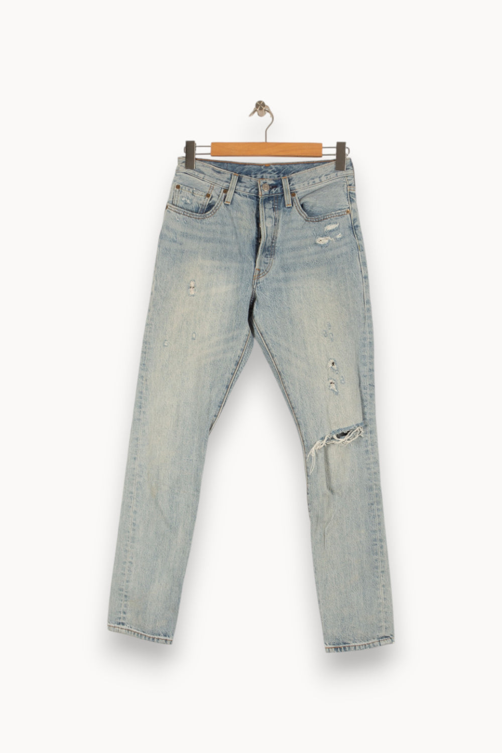 Jean bleu troué - Taille M/38 de la marque Levi's | PARAD45580 - Vendu par Paradigme - Image 1
