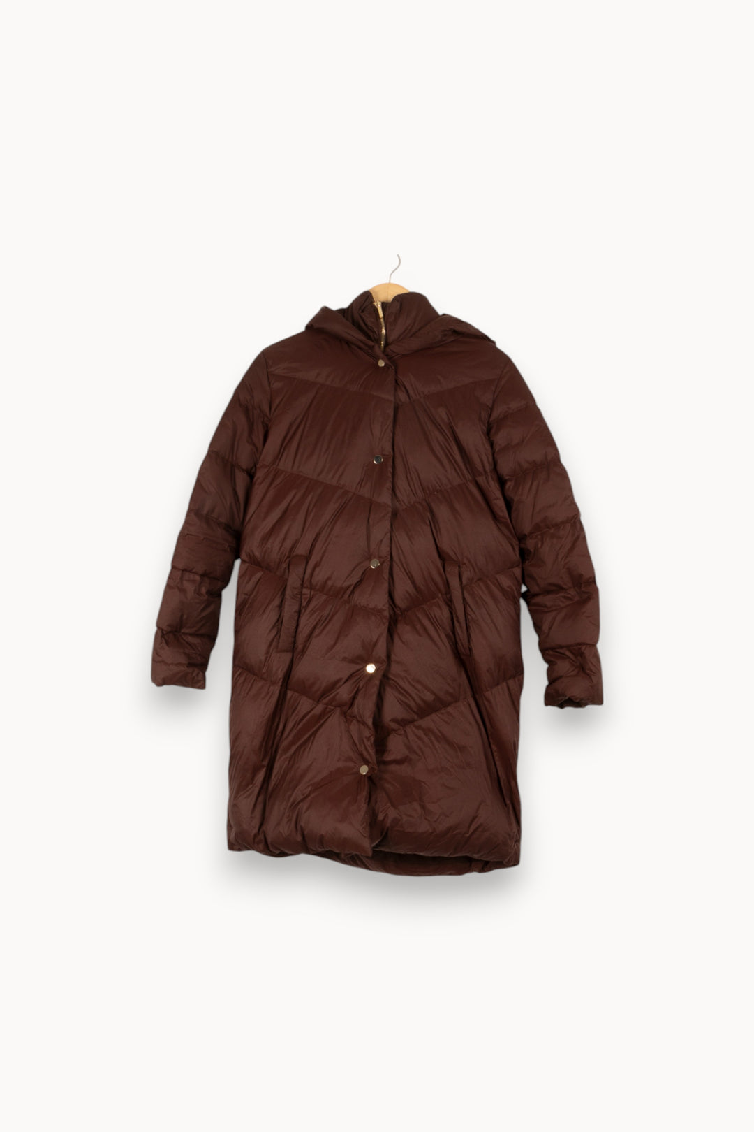 Doudoune marron - Taille M/38 de la marque Caroll | PARAD45586 - Vendu par Paradigme - Image 1