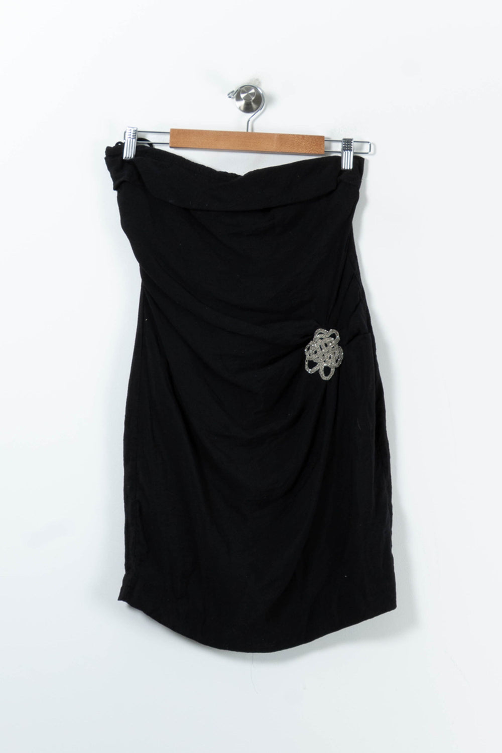Robe noire avec détail - Taille L/40 de la marque Sandro | PARAD45590 - Vendu par Paradigme - Image 2