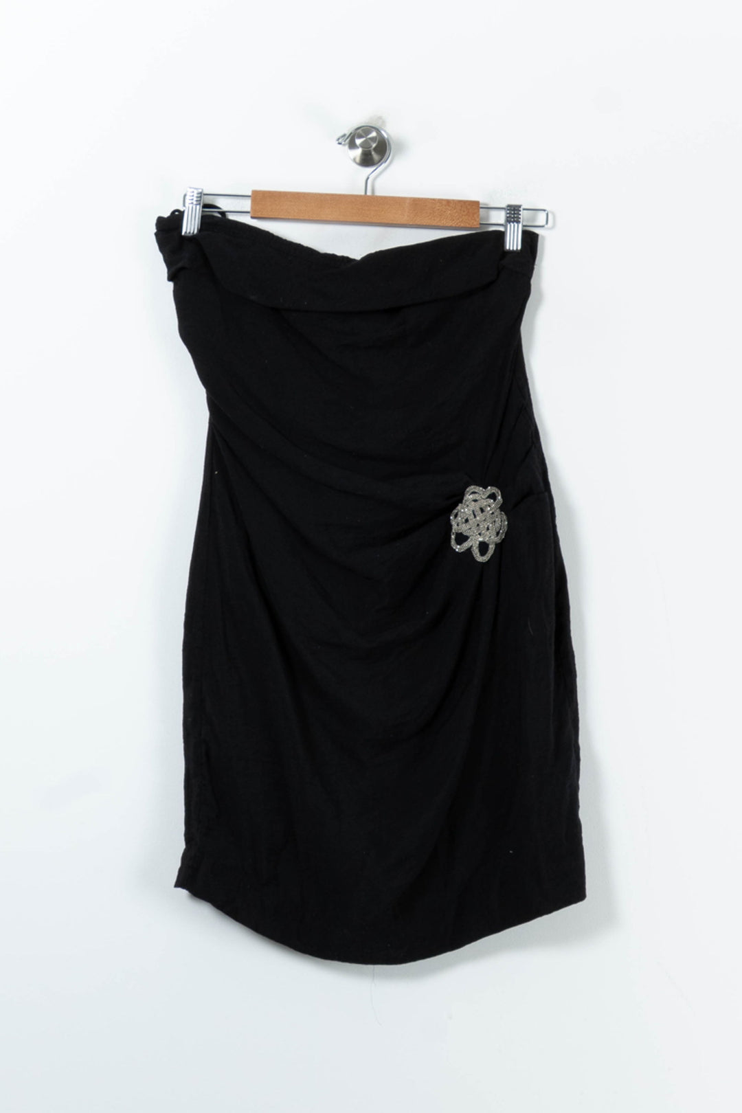 Robe noire avec détail - Taille L/40 de la marque Sandro | PARAD45590 - Vendu par Paradigme - Image 2
