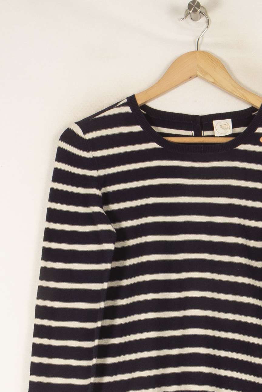 Pull bleu - Taille S/36 de la marque Des petits hauts | PARAD45595 - Vendu par Paradigme - Image 2