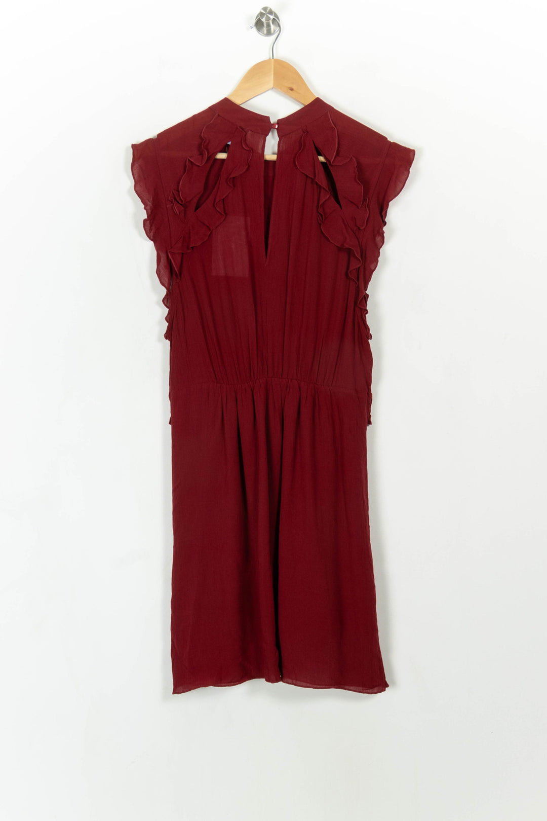 Robe courte bordeaux - Taille XS/34 de la marque IRO | PARAD45615 - Vendu par Paradigme - Image 5