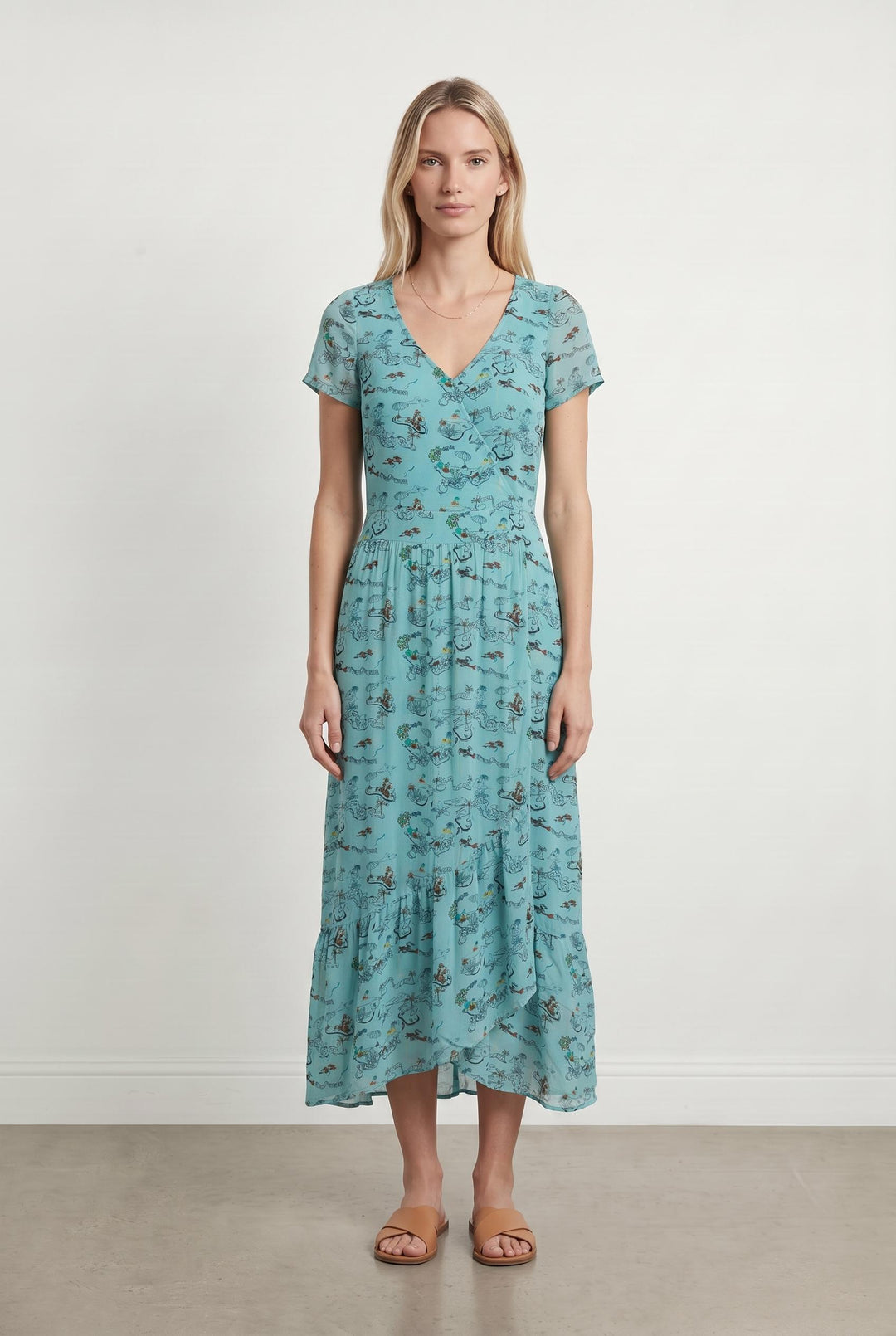 Robe longue bleue - Taille S/36 de la marque IKKS | PARAD45619 - Vendu par Paradigme - Image 1