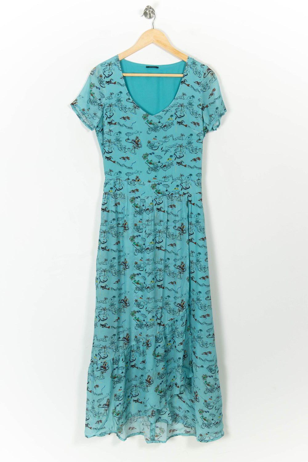 Robe longue bleue - Taille S/36 de la marque IKKS | PARAD45619 - Vendu par Paradigme - Image 2