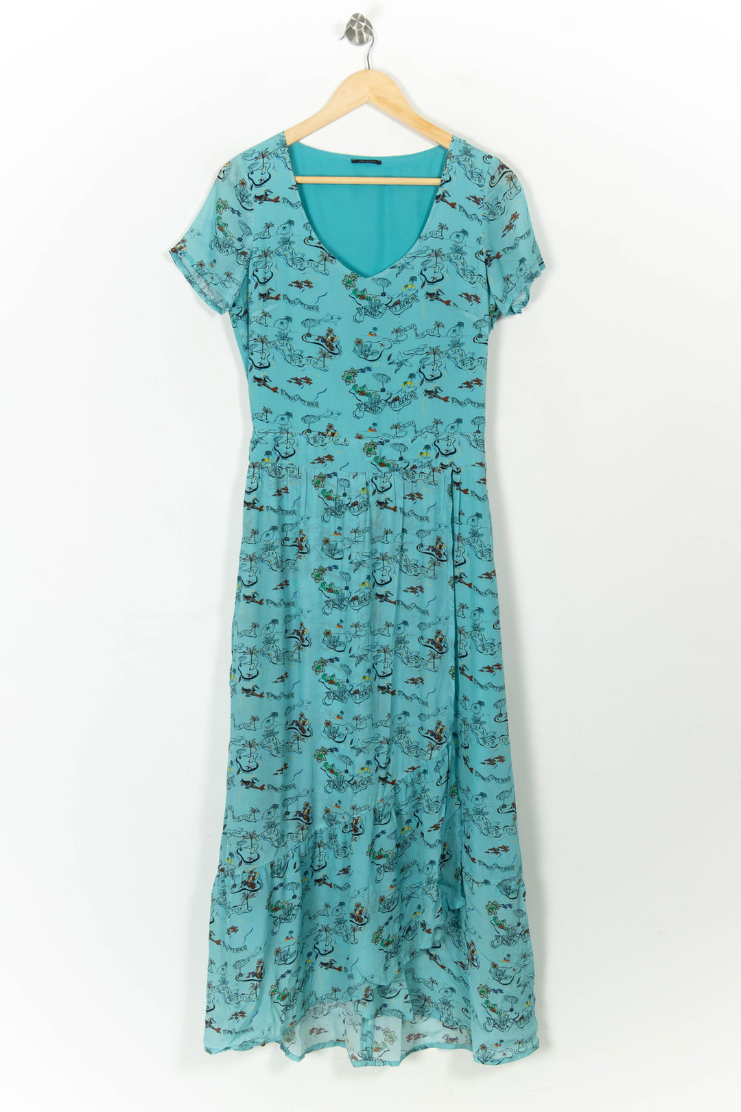 Robe longue bleue - Taille S/36 de la marque IKKS | PARAD45619 - Vendu par Paradigme - Image 2