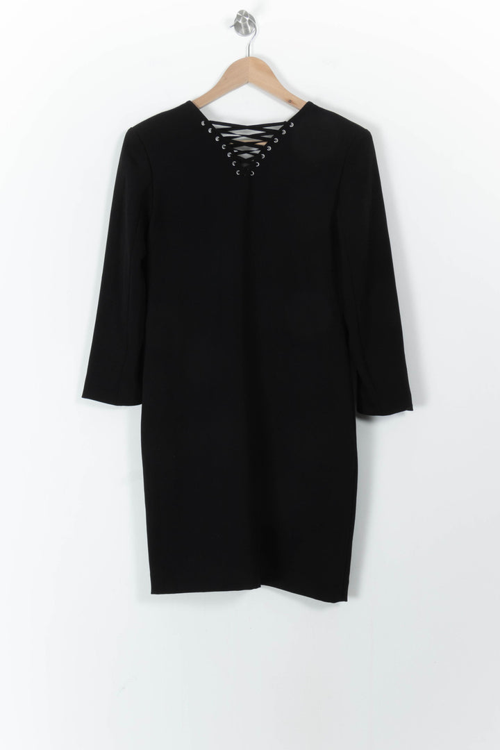 Robe midi noire - Taille XXS/32 de la marque The Kooples | PARAD45627 - Vendu par Paradigme - Image 4