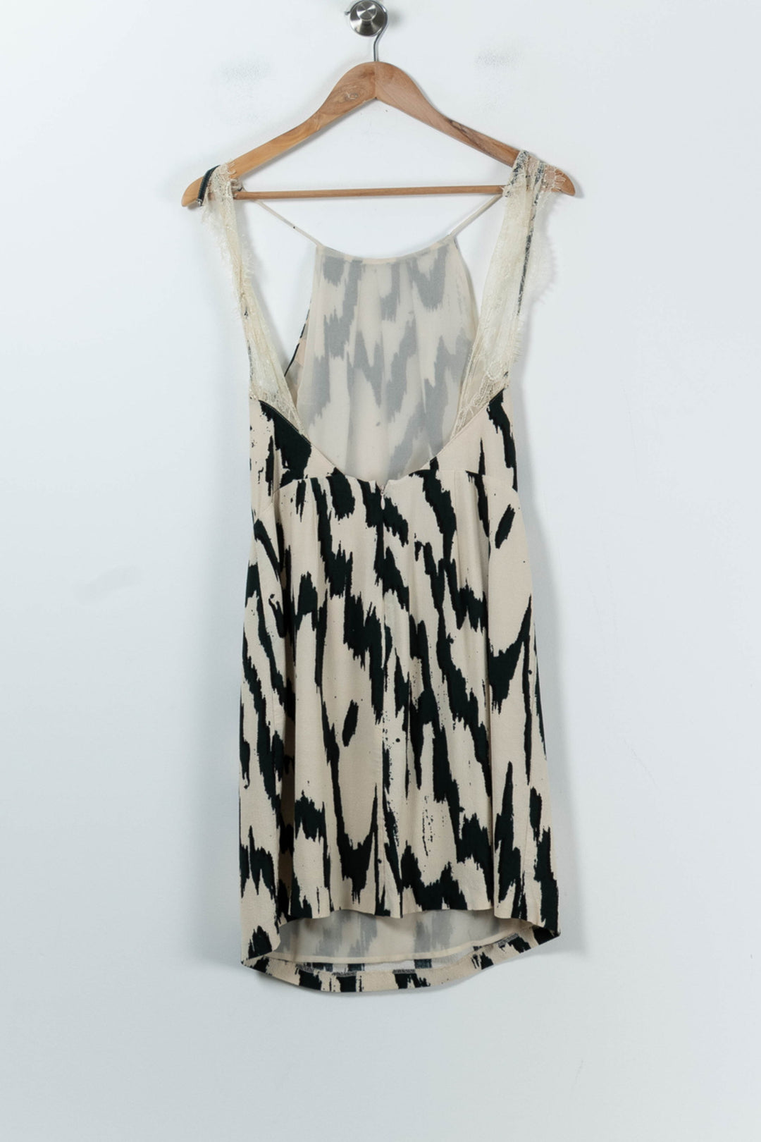 Robe midi à motifs de couleurs vert et noir - Taille S/36 de la marque Samsoe Samsoe | PARAD45634 - Vendu par Paradigme - Image 4