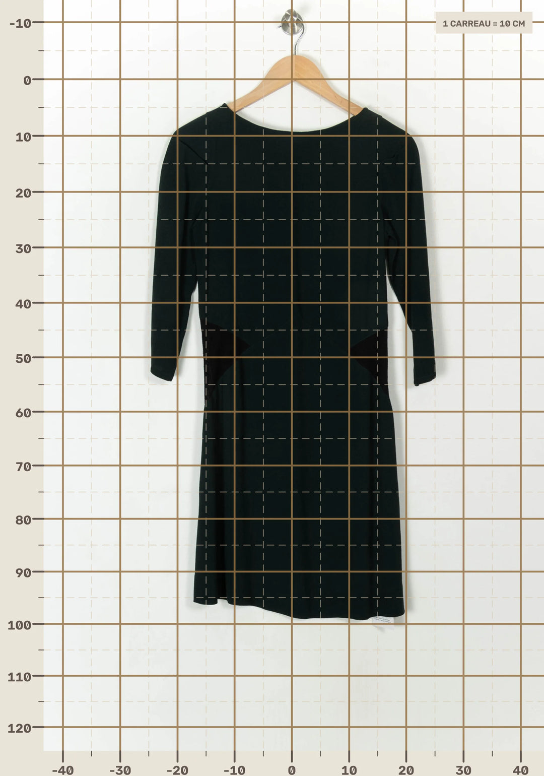 Robe verte foncée - Taille XS/34 de la marque IKKS | PARAD45636 - Vendu par Paradigme - Image 4