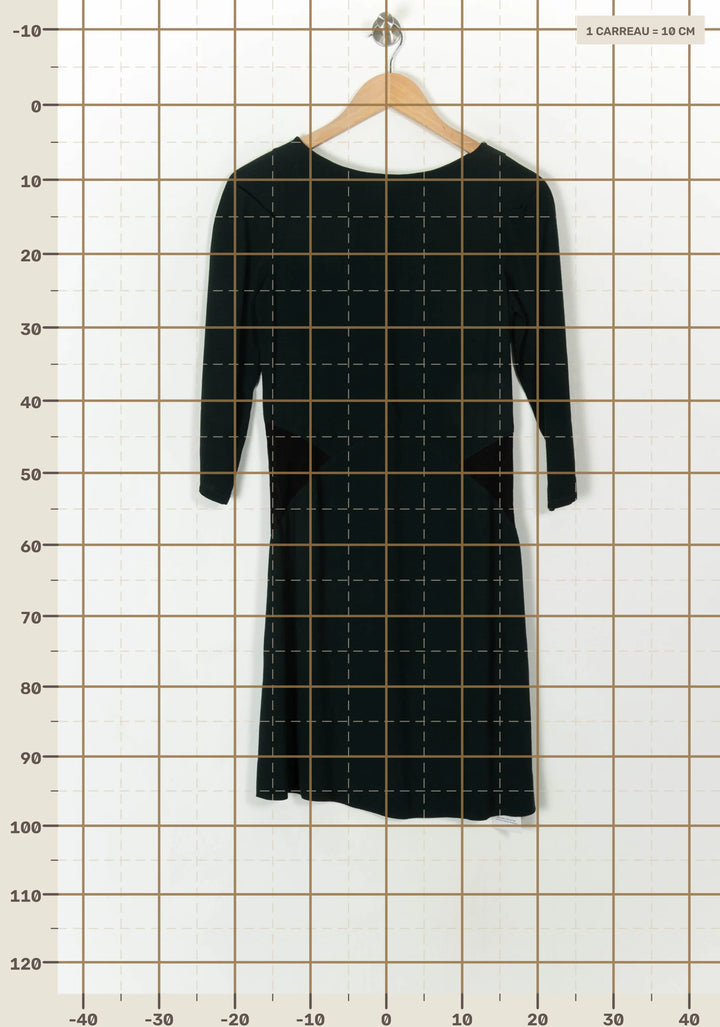 Robe verte foncée - Taille XS/34 de la marque IKKS | PARAD45636 - Vendu par Paradigme - Image 4